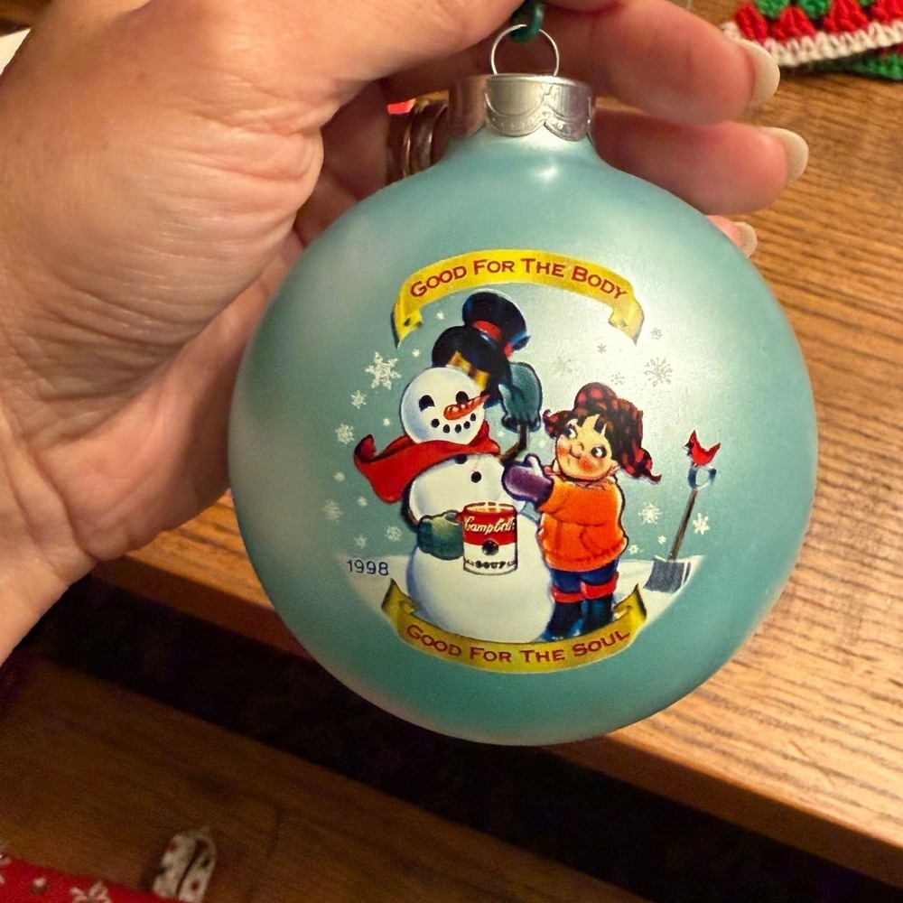 66. Vintage 1998 Campbell's collectors, edition ornament and original box. - Picture 5 of 6